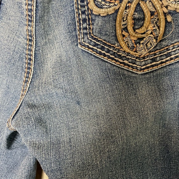 Seven 7 Women’s Jeans size 10 Boot Cut Embellished Pockets - Picture 10 of 10